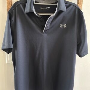 Under Armour Men's Dark Gray Polo Shirt